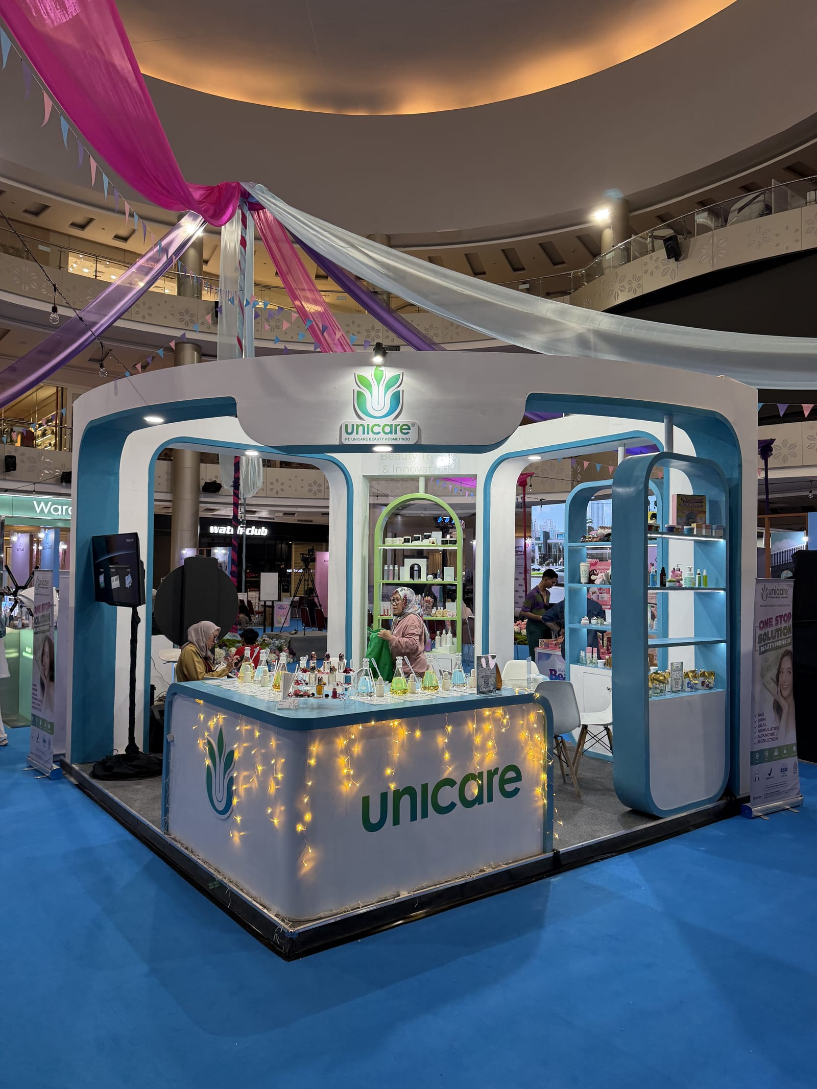 Booth Unicare oleh Arta Exhibition - Makassar Beauty Festival 2026